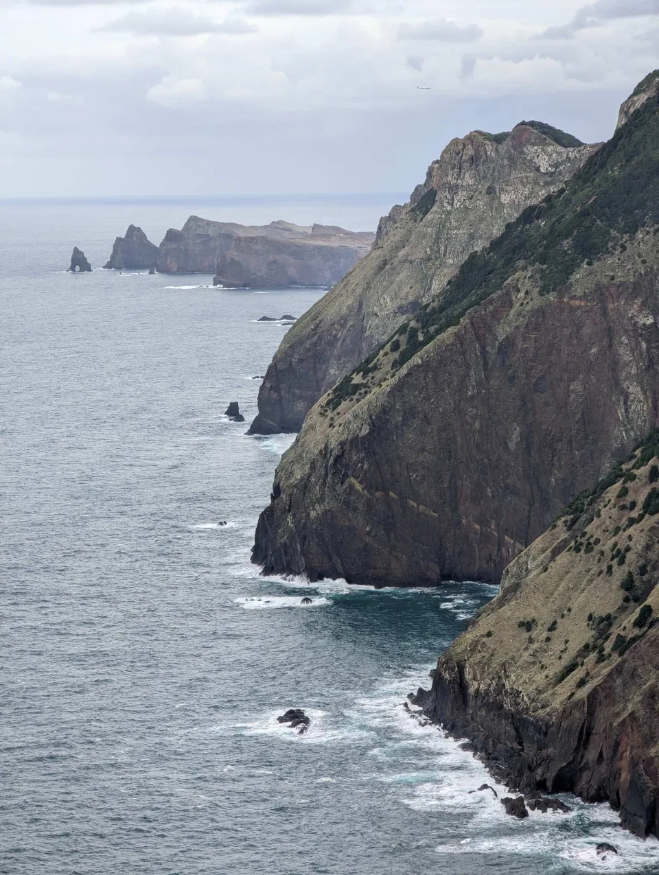 A view toward the Ponta de São Lourenço peninsula