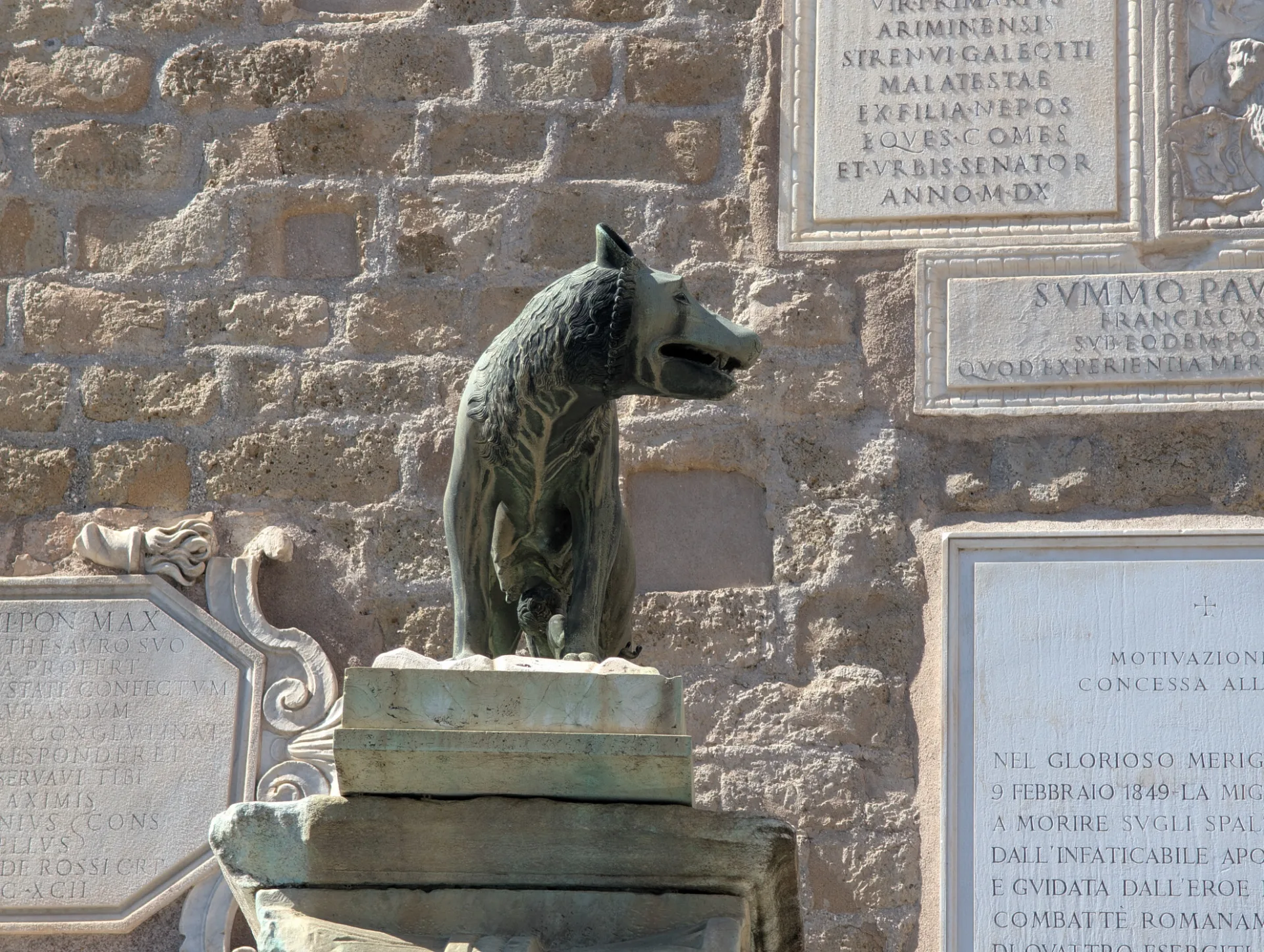 The Capitoline Wolf on the Capitoline Hill