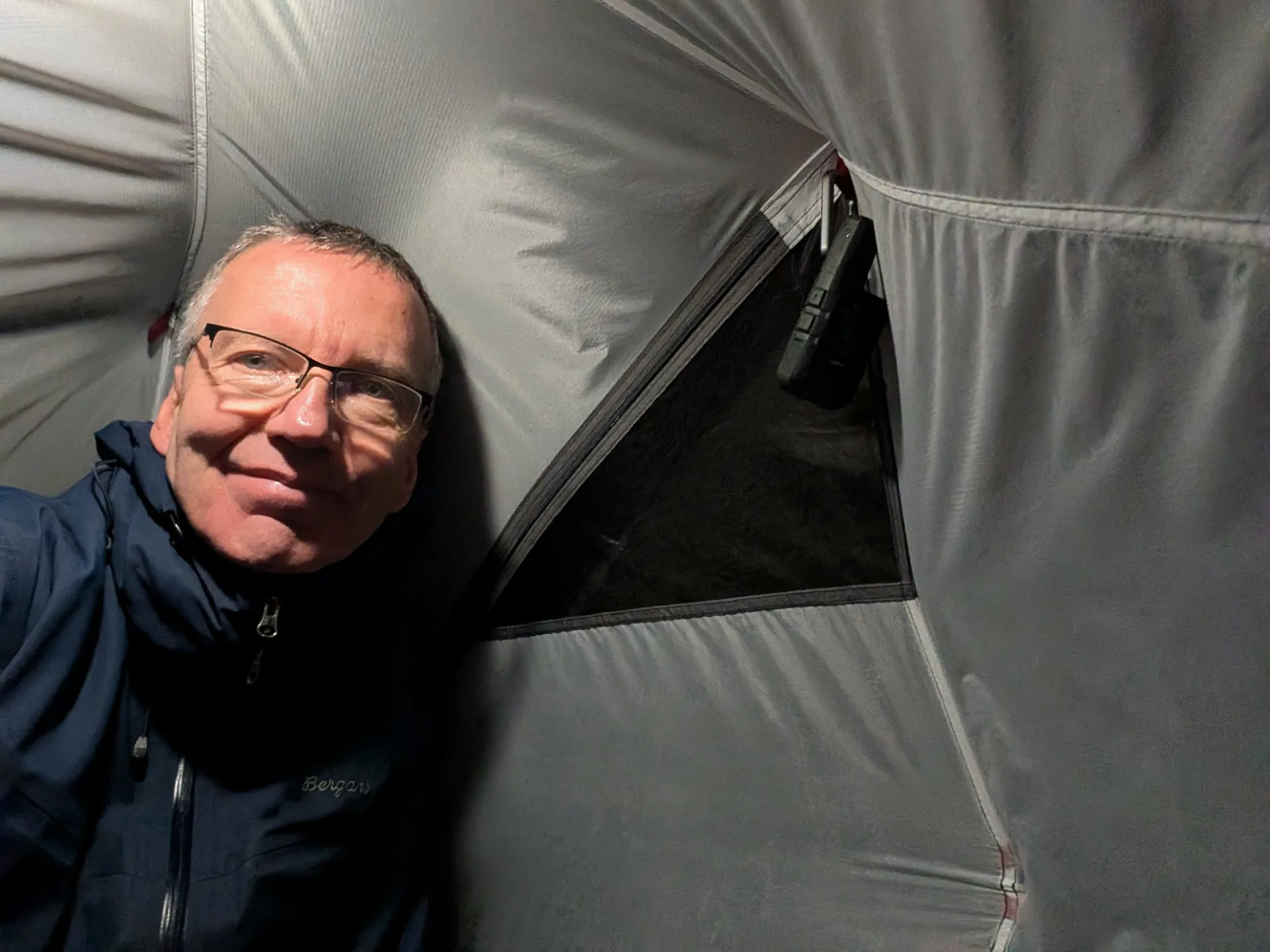 Tent pitched, day 1 done — a quick self-check before bed